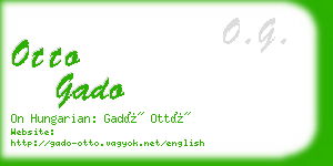 otto gado business card